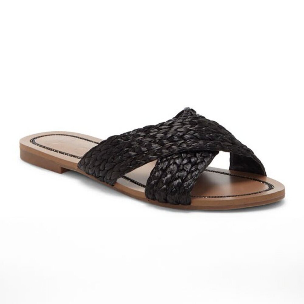 Jessica Simpson Elaney Sandal Black Raffia